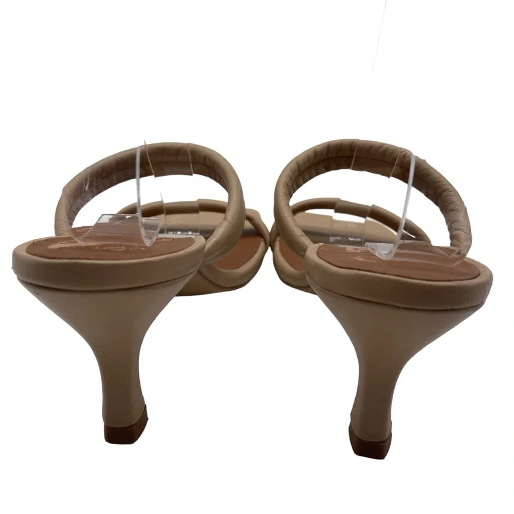 Her by Anthony Veer Sandals Brown Leather Feminine Heels Comfort Strappy Sz 8.5 - Picture 4 of 9